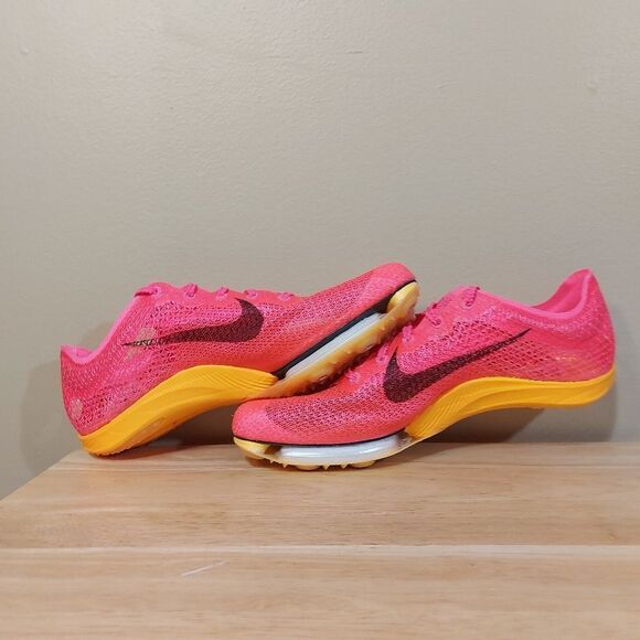 Nike Air Zoom Victory Track Spikes Hyper Pink Orange CD4385-600 Men's Size 9.5 - Picture 4 of 7